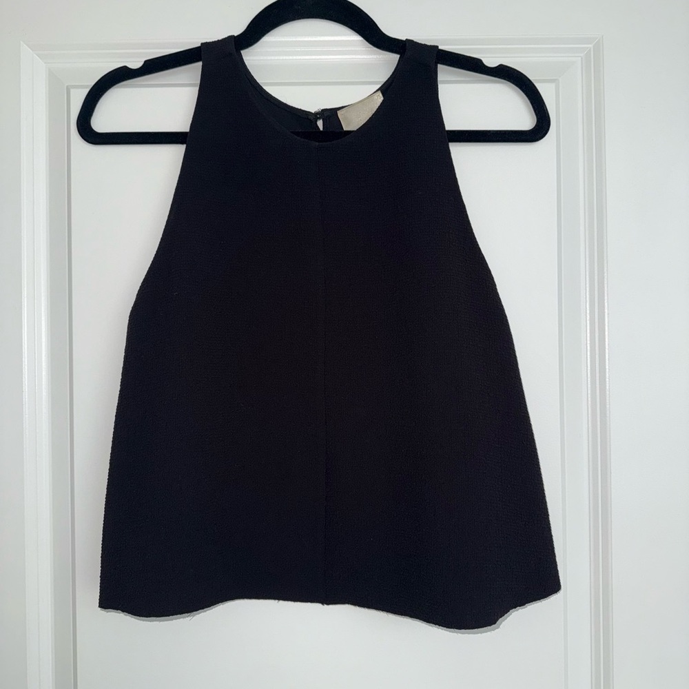 Black Sleeveless Women's Top